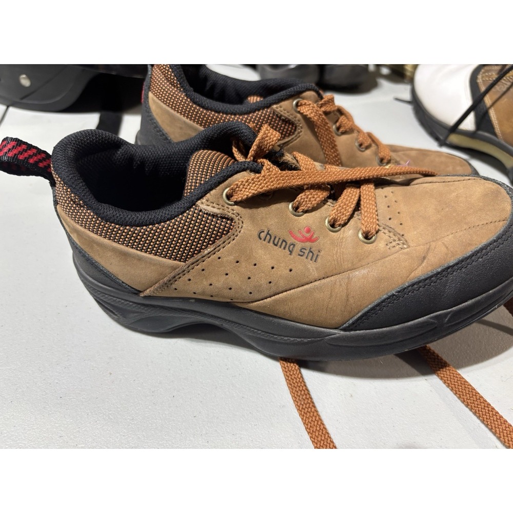 CHUNG SHI Women's Shoes‎ Brown Soft Leather Rocker Exercise Shoes - SIZE 7 NEW